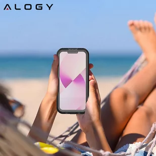 Etui Wodoodporne Alogy IP68 Case z przezroczystym tyłem Pancerna obudowa 360 do MagSafe do Apple iPhone 14 Pro - Etui i futerały do telefonów - miniaturka - grafika 10
