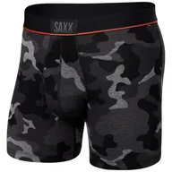 Majtki męskie - Bokserki Saxx Ultra Super Soft Boxer BF Rozmiar: XL / Kolor: czarny/szary - miniaturka - grafika 1