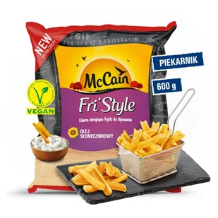 McCain Fri'Style Ekstra chrupiące frytki do dipowania 600 g - Frytki - miniaturka - grafika 1
