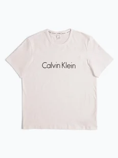 Calvin Klein T-shirt damski Kobiety Bawełna biały nadruk, XS - Koszulki i topy damskie - miniaturka - grafika 1
