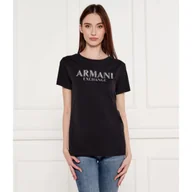 Koszulki i topy damskie - Armani Exchange T-shirt Regular Fit - miniaturka - grafika 1
