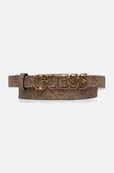 Paski - Guess pasek VICTORIA damski kolor beżowy BW9167 P4220 - miniaturka - grafika 1