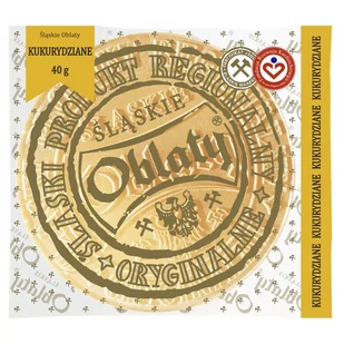 Śląskie oblaty kukurydziane 40 g - Pieczywo chrupkie - miniaturka - grafika 1