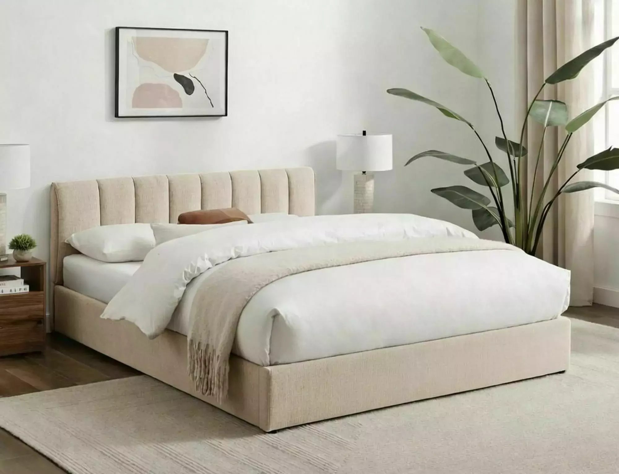 Signal ŁÓŻKO MONTREAL RAVEN 140X200 KOLOR BEŻ 22