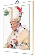 Ikony i obrazy sakralne - Jan Paweł II, obraz ceramiczny - miniaturka - grafika 1