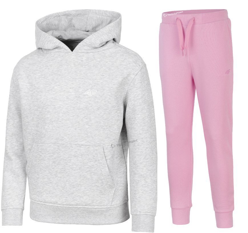 4F OCIEPLANY DZIEWCZÄCY DRES KOMPLET BLUZA SPODNIE / rozm 158