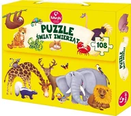 Puzzle - Adamigo Puzzle Świat zwierząt - miniaturka - grafika 1