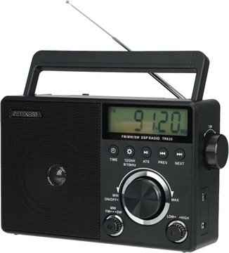 Retekess TR635 Przenośne Radio Fm/am/sw (Czarny)