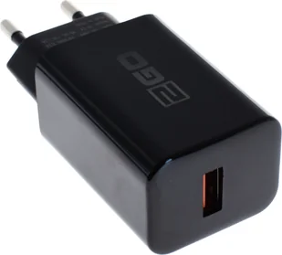 Ładowarka 2GO 18W 1x USB-C czarna - Ładowarki do telefonów - miniaturka - grafika 1