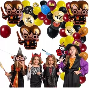 Girlanda balon, Harry Potter, duży zestaw urodziny przyjęcie, Halloween balik - Zabawki interaktywne dla dzieci - miniaturka - grafika 1