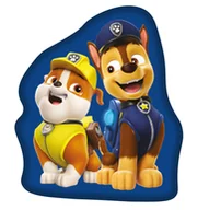 Kołdry i poduszki dla dzieci - Poduszka 31x29 Psi Patrol niebieska kształtka przytulanka - miniaturka - grafika 1