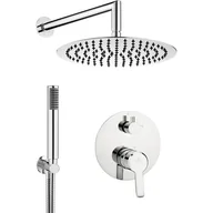 Zestawy baterii łazienkowych - Deante ARNIKA Komplet podtynkowy z deszczownicą Chrom NAC_09QP 5908212084694 - miniaturka - grafika 1