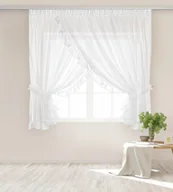 Firany - Firana 400 x 150 Dekoracyjna Bright Taśma Biel - miniaturka - grafika 1