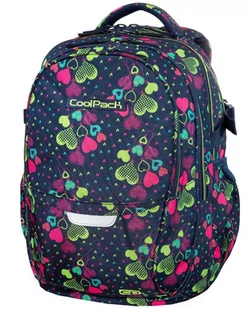 Patio CoolPack Factor Plecak Szkolny Lime Hearts B02010 - Plecaki szkolne i tornistry - miniaturka - grafika 1