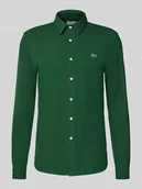 Koszule męskie - Koszula casualowa o kroju slim fit z fakturą - miniaturka - grafika 1