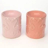 Aromaterapia - Ceramiczny Kominek do aromaterapii - Różowy Flaming - miniaturka - grafika 1
