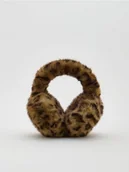 Czapki damskie - Reserved - Nauszniki ze sztucznego futerka - brązowy - miniaturka - grafika 1