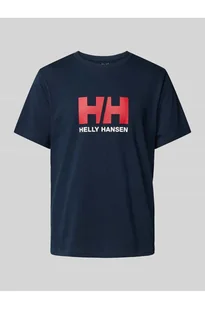 T-shirt z nadrukiem z logo - Helly Hansen - Koszulki męskie - miniaturka - grafika 1