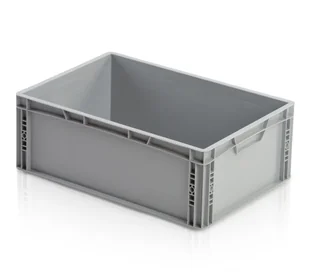 B2B Partner Plastikowa skrzynka, 600x400x220 mm 965731 - Pojemniki przemysłowe - miniaturka - grafika 1