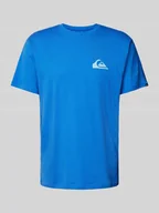 Koszulki męskie - T-shirt z nadrukiem z logo - miniaturka - grafika 1