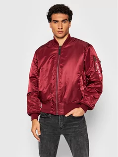 Kurtki męskie - Alpha Industries Kurtka bomber Ma-1 100101 Bordowy Regular Fit - grafika 1