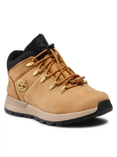 Buty dla chłopców - Timberland Trzewiki Sprint Trekker Mid TB0A2F392311 Brązowy - grafika 1