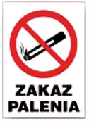 Akcesoria BHP - Zi-10/2 Znak Tablica Informacyjna - Zakaz Palenia - miniaturka - grafika 1