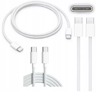 SZYBKI KABEL DO IPHONE 15 PRO MAX USB-C TYP C 60W PRZEWÓD MOCNY W OPLOCIE - Kable USB - miniaturka - grafika 1