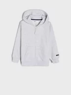 Swetry dla chłopców - Sinsay - Bluza rozpinana - szary - miniaturka - grafika 1