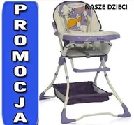 Krzesełka do karmienia - BERTONI BRAVO VIOLET LAMBS KRZESEŁKO DO KARMIENIA - miniaturka - grafika 1