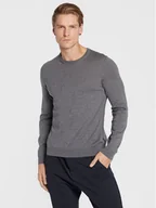 Swetry męskie - Boss Sweter Leno-P 50468239 Szary Slim Fit - miniaturka - grafika 1