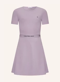 Sukienki - Calvin Klein Sukienka Z Dżerseju violett - grafika 1