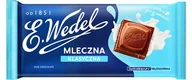Słodkie kremy i masła - E. Wedel Czekolada klasyczna mleczna 90 g - miniaturka - grafika 1