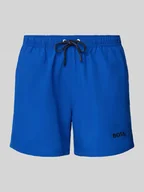 Kąpielówki męskie - Spodenki kąpielowe z elastycznym pasem model ‘Dogfish’ - miniaturka - grafika 1