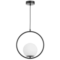 Lampy sufitowe - NOWOCZESNA LAMPA WISZĄCA CZARNA VERO 1A - miniaturka - grafika 1