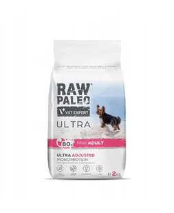 Raw Paleo Ultra Pork Mini Adult 2kg - Sucha karma dla psów - miniaturka - grafika 1