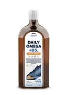 Witaminy i minerały - Osavi Daily Omega 3, omega 3 1600 mg + witamina D3, aromat cytrynowy, 500 ml - miniaturka - grafika 1