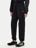 Spodnie sportowe damskie - Guess Spodnie dresowe V5YB17 KCRP0 Czarny Regular Fit - miniaturka - grafika 1