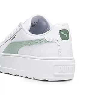 Buty dla dziewczynek - PUMA Karmen L Jr sneakersy dziewczęce, Puma White Green Fog, 39 eu - grafika 1