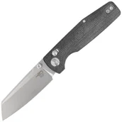 Noże - Nóż składany Bestech Slasher Black Micarta, Stonewashed D2 (BG43A-1) - miniaturka - grafika 1