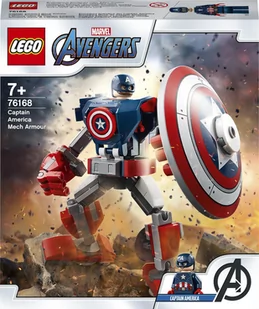 LEGO Super Heroes Opancerzony mech Kaptan Ameryka 76168 - Klocki - miniaturka - grafika 2