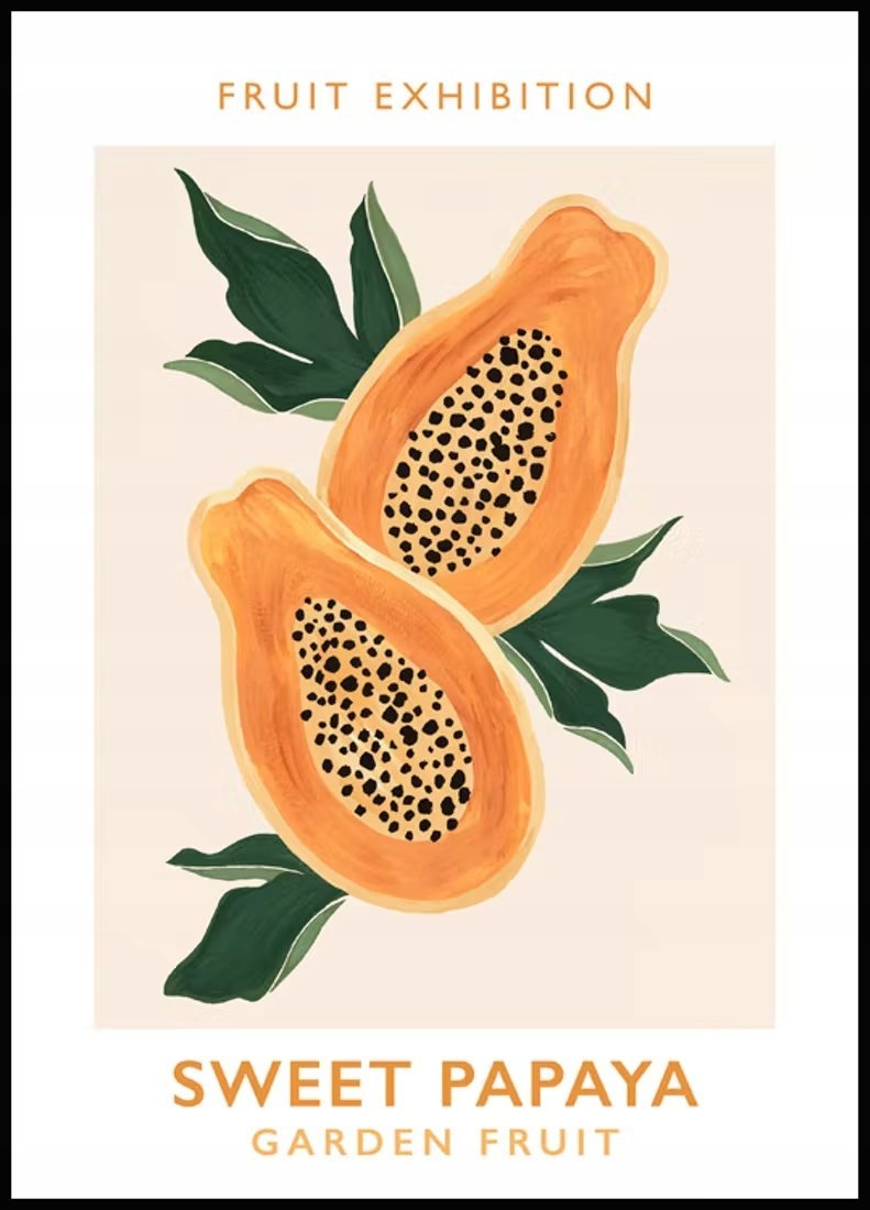 PODKŁADKA POD MYSZ Z Nadrukiem 22x18 cm Owoce Warzywa Vintage Tekst Prezent