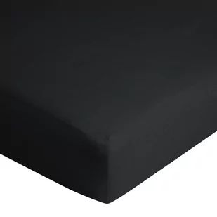 Eurofirany B.B. CHOCZYŃSCY SPÓŁKA JAWNA Prześcieradło z Gumką Jersey D91 90x200 w.25 Czarny 5903571130389 - Prześcieradła - miniaturka - grafika 1