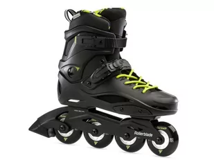 Rollerblade Męskie łyżworolki Rb Cruiser Black/Neon Yellow, 250 07101500215-250 - Rolki - miniaturka - grafika 1