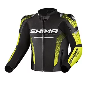 SHIMA Męska kurtka STR 2.0, czarny/Fluo, 54, Czarny/fluo - Odzież motocyklowa - miniaturka - grafika 1
