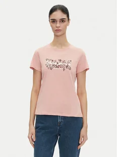 Pepe Jeans T-Shirt Rosalind PL506034 Różowy Regular Fit - Koszulki i topy damskie - miniaturka - grafika 1