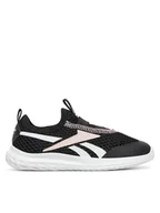Buty dla dziewczynek - Reebok Sneakersy 23KC391(III)DZ Czarny - miniaturka - grafika 1