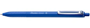 Pentel BX470-C długopis IZee, mechanizm naciskowy, metalowy klips, grubość linii 0,5 mm, 12 sztuk, niebieski - Długopisy - miniaturka - grafika 1