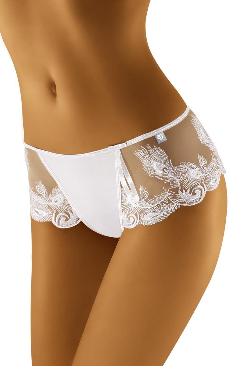 Wol-Bar Diamond 3523 biały L Majtki szorty