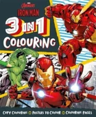Pozostałe książki - Marvel Avengers Iron Man: 3 in 1 Colouring - miniaturka - grafika 1